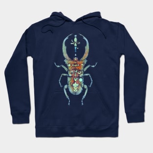 Bright Eye Beetle Red Hoodie